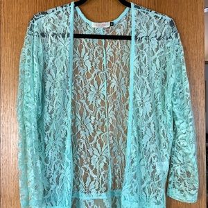 Lace kimono